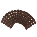 Smart Surface 8827 Heavy Duty Self Adhesive Furniture Felt Pads 1-inch Round Brown 160-piece Value Pack In Resealable Bag
