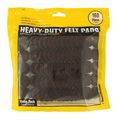 Smart Surface 8827 Heavy Duty Self Adhesive Furniture Felt Pads 1-inch Round Brown 160-piece Value Pack In Resealable Bag