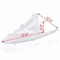 Smt- Clear Double Bubble Windshield Windscreen For Yzf R1 2004-2006 04 05 06 P N Smt-cfp-1041-3-cl