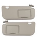Dasbecan Gray Pair Sun Visor For Toyota Corolla 2014 2015 2016 2017 2018 Replaces 74320-02b21 74310-02k91 