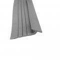 Angled Gray Framed Shower Door Tear-away Strike Vinyl 7 Ft Long 