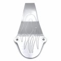 Httmt- Motorcycle Chrome Aluminum Flame Drive Shaft Cover Compatible With 1998-2015 V-star 650 Classic Custom 1998-2009 1100 P