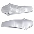 Httmt- Motorcycle Chrome Aluminum Flame Drive Shaft Cover Compatible With 1998-2015 V-star 650 Classic Custom 1998-2009 1100 P