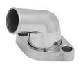 Weiand 6250 Aluminum Water Outlet Includes Thermostat Housing O-ring Seal And Hardware 15 Degree Polished Neck 