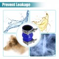 Uxcell Universal 52mm 2 05 Id Straight Hump Coupler Silicone Hose 102mm Long Intercooler Tube Piping With T Bolt Clamp Blue