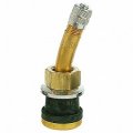 Tire Valve Stdrd Bore 2in Brass Pk10 