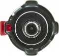 31505 Safety Release Radiator Cap Silver Metal Machined Finish With Overflow Tube And Lever