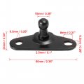 X Autohaux 4pcs 10mm Auto Ball Studs Mounting Brackets Black For Gas Struts Shocks