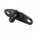 X Autohaux 4pcs 10mm Auto Ball Studs Mounting Brackets Black For Gas Struts Shocks