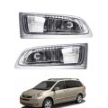 Left Driver And Right Passenger Side Pair Fog Lights Replacement For Sienna 2004-2005 To2593118 To2592118 