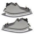 Left Driver And Right Passenger Side Pair Fog Lights Replacement For Sienna 2004-2005 To2593118 To2592118