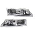 Left Driver And Right Passenger Side Pair Fog Lights Replacement For Sienna 2004-2005 To2593118 To2592118