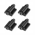 Touch Catch Magnetic Press Latch For Cabinet Door Cupboard Drawers Black 4pcs 