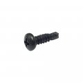 Megatronix Ppt812 Phillips Pan Head Fine Thread Self-drilling Screws Black Oxide 8 X 1 2 Inch 100 Pieces 