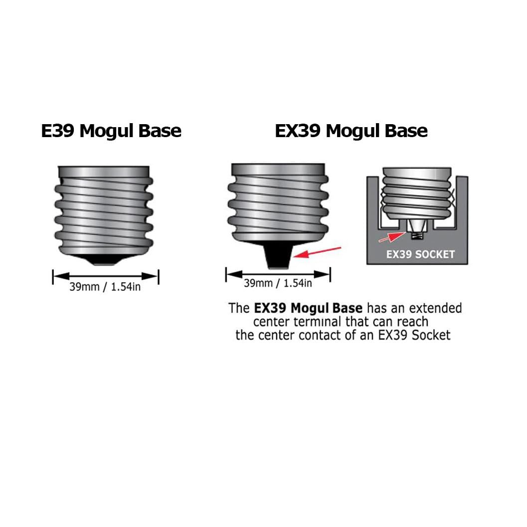 Satco S4832 Mogul Light Bulb In White Finish 8 31 Inches Coated