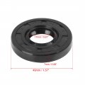 X Autohaux 17mm 40mm 7mm Rubber Double Lip Tc Oil Shaft Seal For Car Automobile