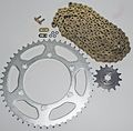 Yamaha Tt-r230 230 Gold O Ring Chain And Sprocket 13 50 108l 