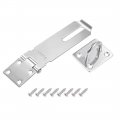 Padlock Hasp Door Clasp Latch Security Bolt Lock Latches 304 Stainless Steel 3pcs 