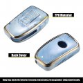 Uxcell Car Key Fob Cover 3 Button Remote Case Blue For Lexus Is Rx Nx200 Nx200t Gs300h