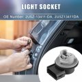 A Absopro Rear Brake Stop Turn Signal Light Bulb Socket Holder 2u5z-13411-da 2u5z13411da For Ford F-150 2009-2014 Black Set Of