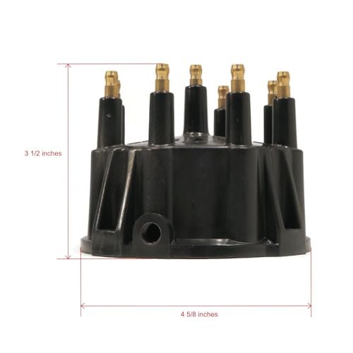 Cap Rotor Spark Plug Wire Kit For 1981-1997 Gm Marinized Vintage V8 Engines