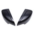 2pcs Black Driver And Passenger Side Rearview Mirror Cap For Volvo Xc60 2010-2013 