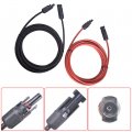 Wflnhb 5ft 12awg Black Red 12 Gauge Solar Panel Extension Cable Wire With Female And Male Connector