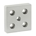 80 20 Inc 10 Series Part131 X 5 2 Base Plate With 3 8-16 Tap Thru In Center 