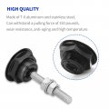 Gift2u Quick Release Latch Universal Push Button Low Profile Hood Pins Lock Car Clip Kit 1 25 Aluminum Alloy For Bumper License