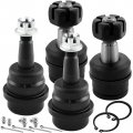 4pc Front Upper And Lower Suspension Ball Joint Kit K3134 K3185 For 1999 To 2004 Jeep Grand Cherokee 2007 2017 Wrangler 2018 Jk 