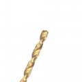 Uxcell High Speed Steel Straight Shank Twist Drill Bit Fully Ground Titanium Coated 1mm Diameter 34mm Total Length 12mm 6 Pcs