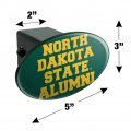 North Dakota State Bison Alumn Oval Tow Trailer Hitch Cover Plug Insert