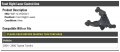 Front Right Passenger Side Lower Control Arm Compatible With 2004-2006 Toyota Tundra
