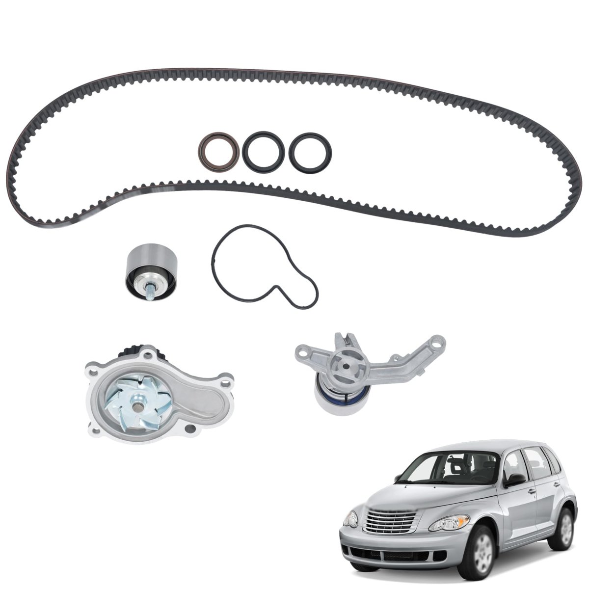 Timing Belt Water Pump Kit For Pt Cruiser 2 4l003 To009 Sebring 2 2004 2006 Caravan Voyager And Liberty 2 Replacement Ts26265