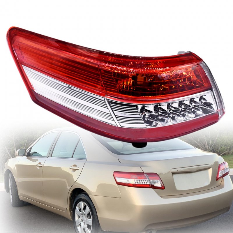 1-pack Left Outer Rear Tail Light Brake Lamp Replacement For 2010-2011 Toyota Camry Driver Side 8156006340 To2804106