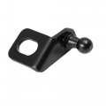 X Autohaux 2 Pair 10mm Car Ball Studs Mounting Brackets Black For Gas Struts Shocks 42x35x21mm