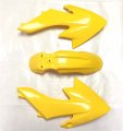Httmt- Compatible With Crf Xr Xr50 Crf50 125cc Dirt Bike Yellow Plastic Fender Body Work Fairing Bolt