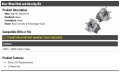 Rear Wheel Bearing Hub And Kit Compatible With 2003-2006 Subaru Baja