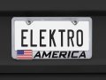 3d American Flag Chrome Metal License Plate Frame
