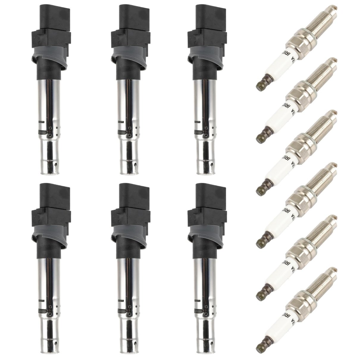 Ignition Coil Pack And Iridium Spark Plugs Kit For Volkswagen Touareg 3 6l V6 Audi Q7 Porsche Cayenne Vw Passat Replaces Uf661