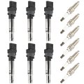 Ignition Coil Pack And Iridium Spark Plugs Kit For Volkswagen Touareg 3 6l V6 Audi Q7 Porsche Cayenne Vw Passat Replaces Uf661