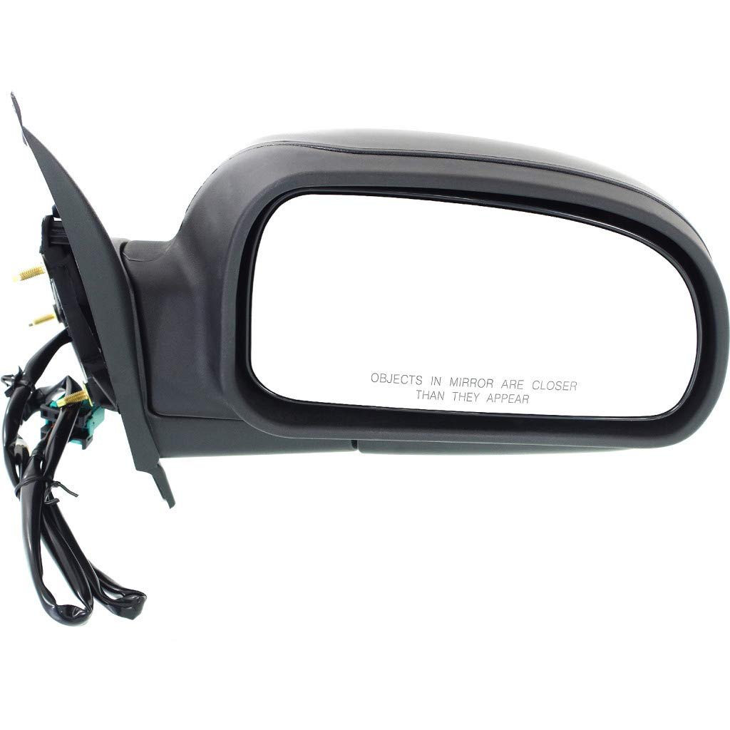 Passenger Side Door Mirror For Gmc Envoy 2002 2009 Power Heated Manual Folding Textured Black Replacement 15206176 Gm1321265