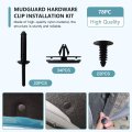 78pc Full Fender Flare Clip Hardware Kit Fit For Jeep Wrangler Unlimited Rubicon Sport Utility 4-door 3 8l 3778cc 231cu In V6