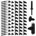 78pc Full Fender Flare Clip Hardware Kit Fit For Jeep Wrangler Unlimited Rubicon Sport Utility 4-door 3 8l 3778cc 231cu In V6