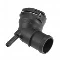 X Autohaux Upper Radiator Coolant Hose Connector 3c0122291d For Volkswagen Beetle Eos Golf Jetta Passat Sportwagen