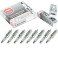 8 Pc Ngk V-power Spark Plugs For Lincoln Continental 4 6l V8 1995-2002 