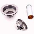 Keeney 1431sstbx Stainless Steel Strainer With Fixed Post Basket 4 Tailpiece 