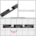 2 X Metal Emblem Decal Logo Trim Badge 265 Black Silver