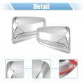 X Autohaux 1 Pair Exterior Triple Chrome Plated Top Half Mirrora Cover Cap Trim Overlay For Chevrolet Malibu 2013 2014 2015