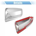 X Autohaux 1 Pair Exterior Triple Chrome Plated Top Half Mirrora Cover Cap Trim Overlay For Chevrolet Malibu 2013 2014 2015